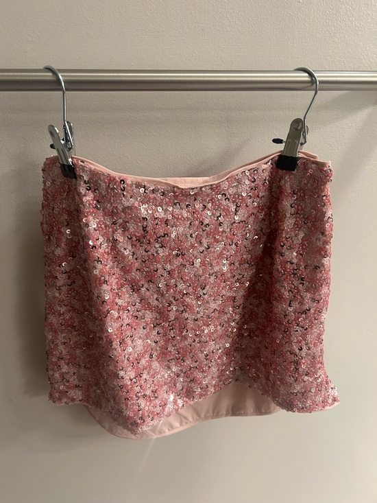 AKIRA Dresses & Skirts - AKIRA Pink Sequin Mini Skirt